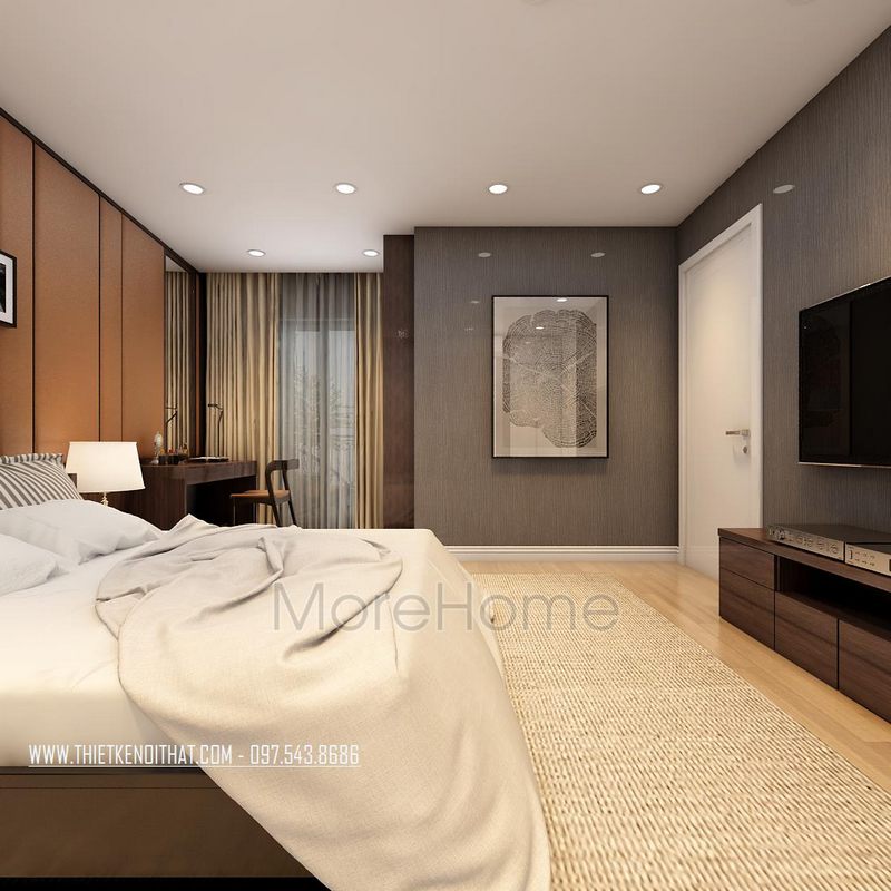 Thiết kế phòng ngủ khách sạn hiện đại tại Hà Nội